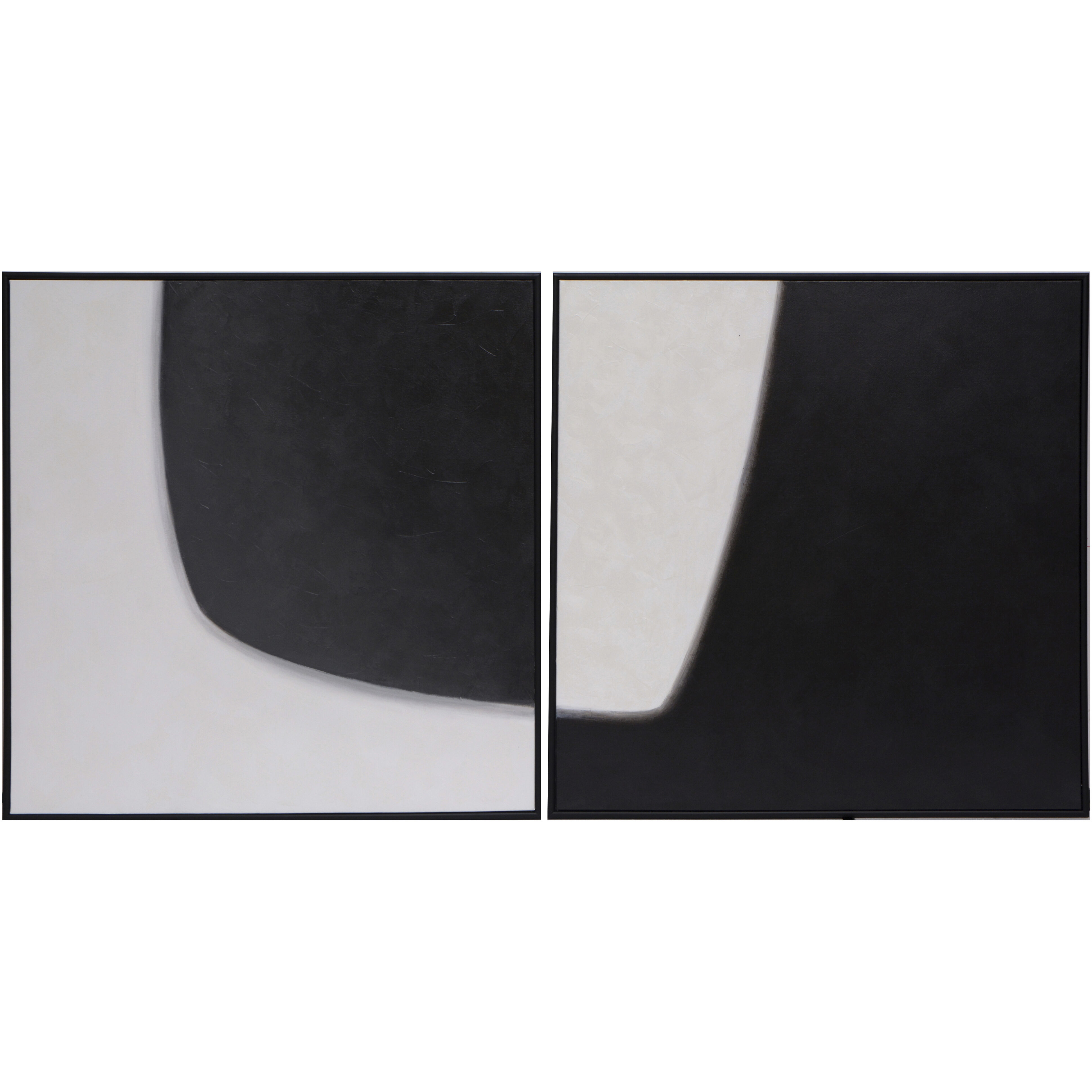 Double Cross 48 X 48 inch Hand Painted Art, Set Of 2